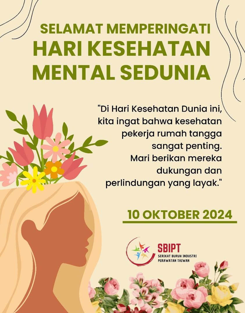 Selamat Merayakan Mental Health Sedunia 2024