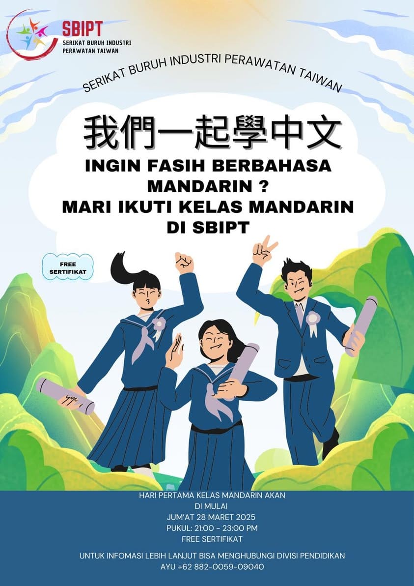 Kelas Bahasa Mandarin SBIPT