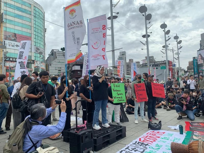 SERIKAT BURUH INDUSTRI PERAWATAN TAIWAN  mendukung aksi "Solidaritas Palestina"