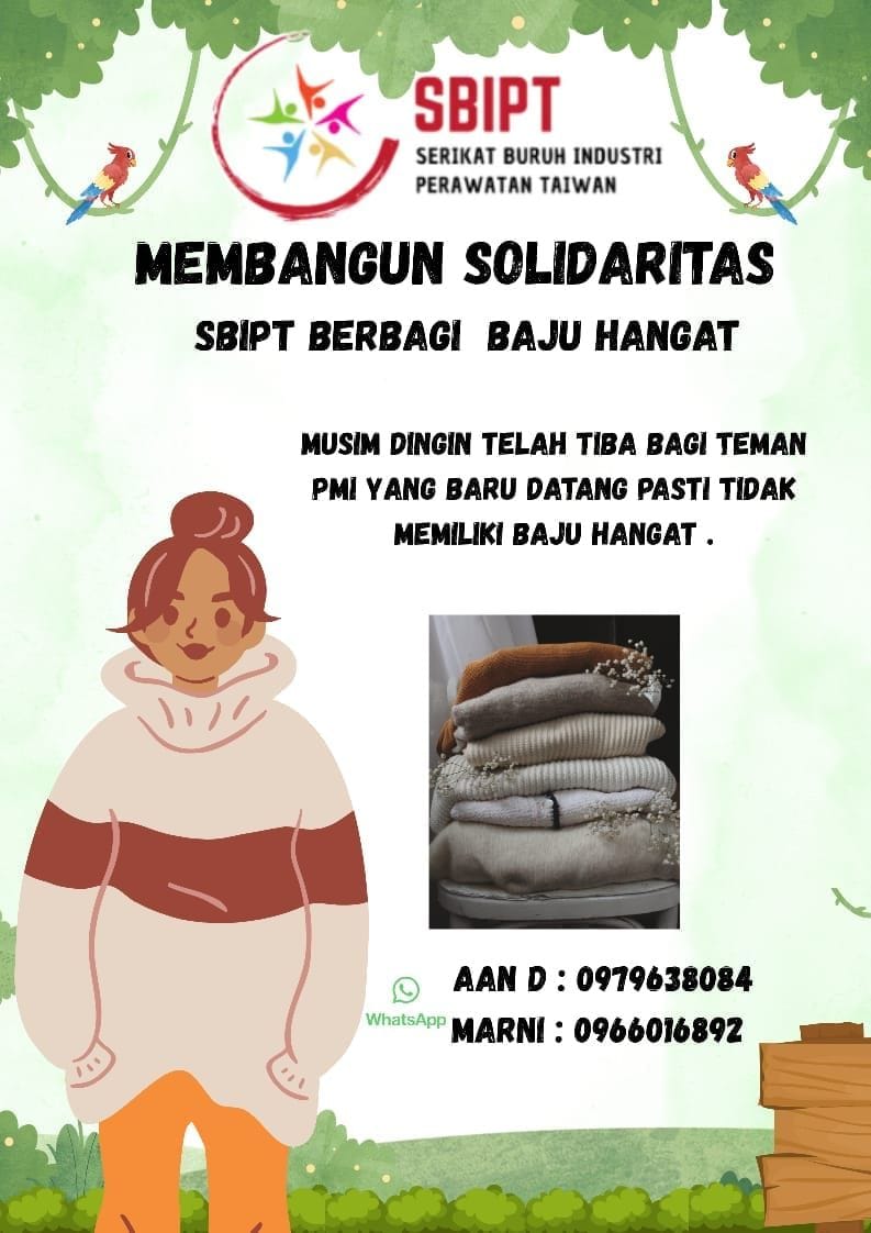 Halo kawan-kawan SBIPT, musim dingin telah tiba. Mari kita saling jaga kesehatan…