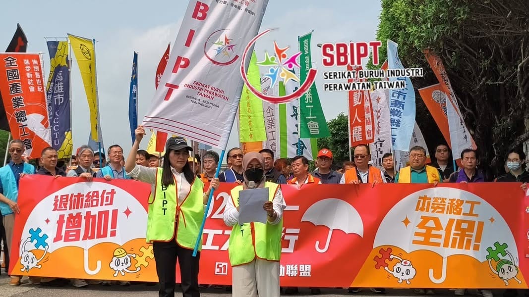 SBIPT MENUNTUT AGAR PRT MIGRAN DIMASUKKAN DALAM SISTEM PENSIUN TAIWAN!
