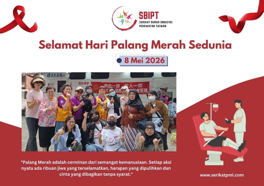 SBIPT mengucapkan Selamat Hari Palang Merah Sedunia. Mari terus tebarkan semangat…