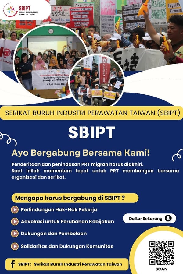 SERIKAT BURUH MIGRAN PERAWATAN TAIWAN