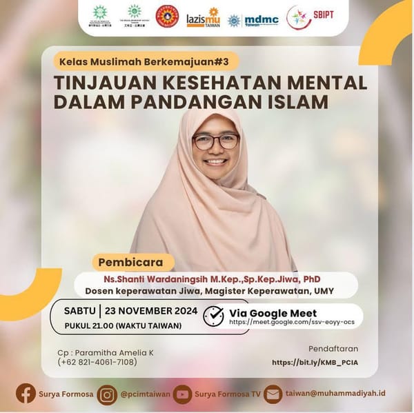 [SERIAL KELAS MUSLIMAH BERKEMAJUAN #3]