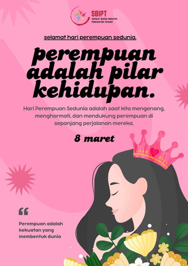 Selamat Hari Perempuan Sedunia!