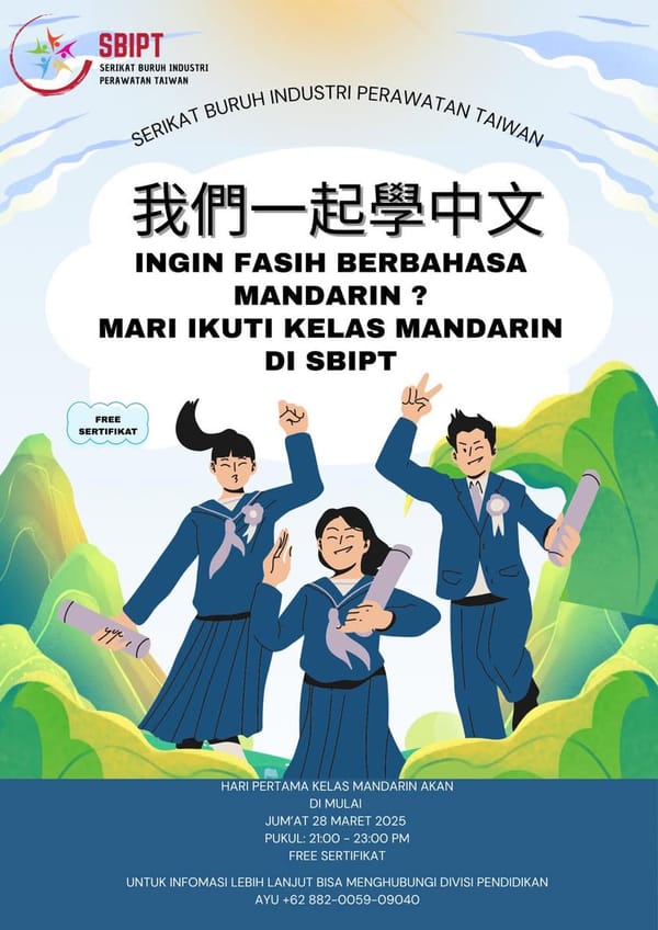 Kelas Bahasa Mandarin SBIPT