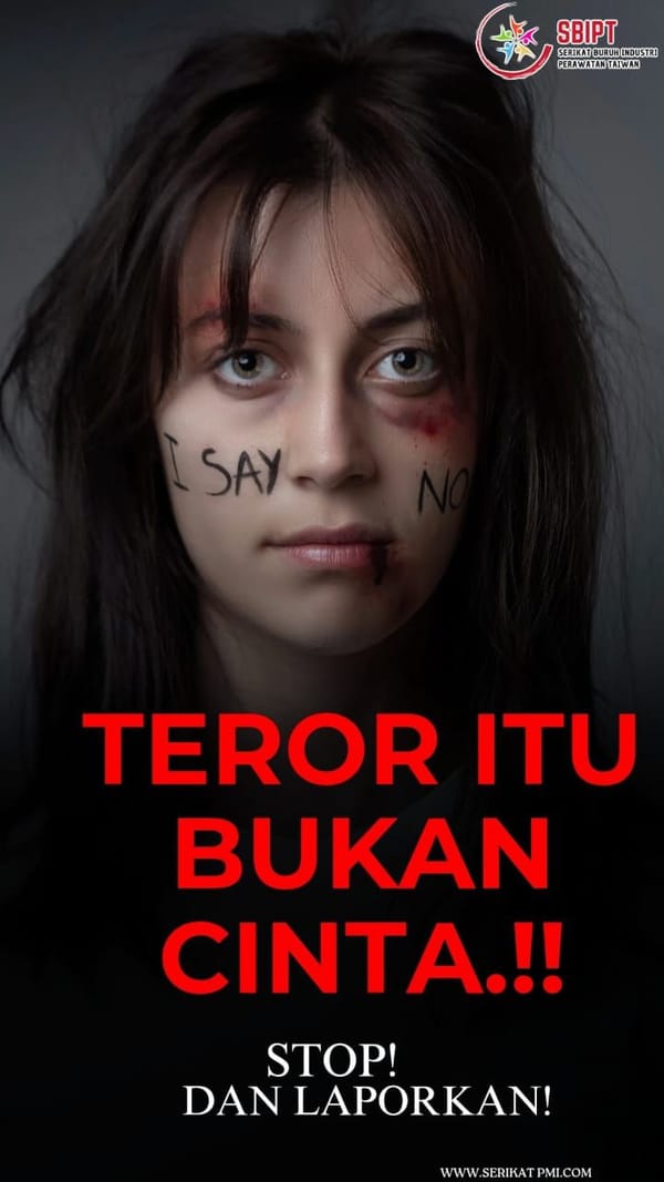 TEROR BUKAN CINTA TAPI KEJAHATAN!
