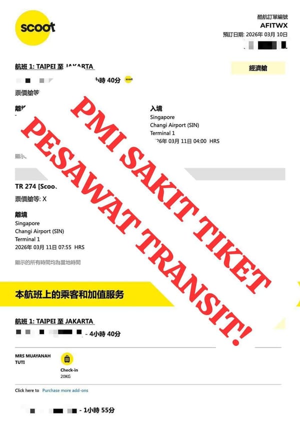 Drama Kasus TUTI VS Agensi..sakit dengan pesawat transit!