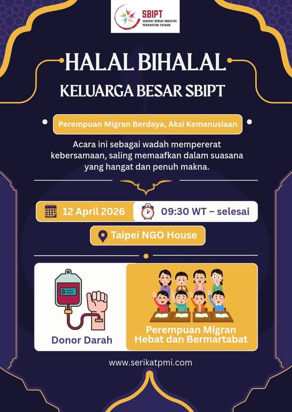 Perempuan migran tidak hanya tangguh dalam bekerja, tapi juga berhati mulia. Mari…