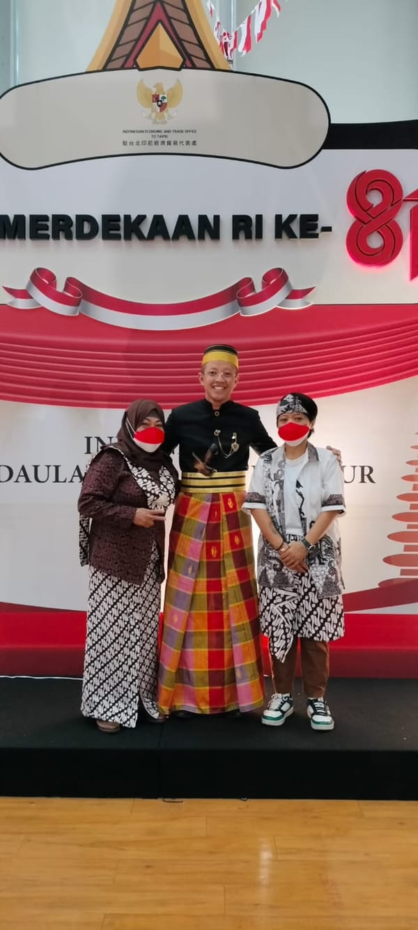 SBIPT Hadiri Upacara HUT ke-81 RI di KDEI Taipei